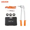 VEVOR Pipe Tube Expander Manual Hydraulic PEX Tubing Expanding with 3 Expansion Heads Pipe Cutter Tool for Copper Pipe Repairing 1