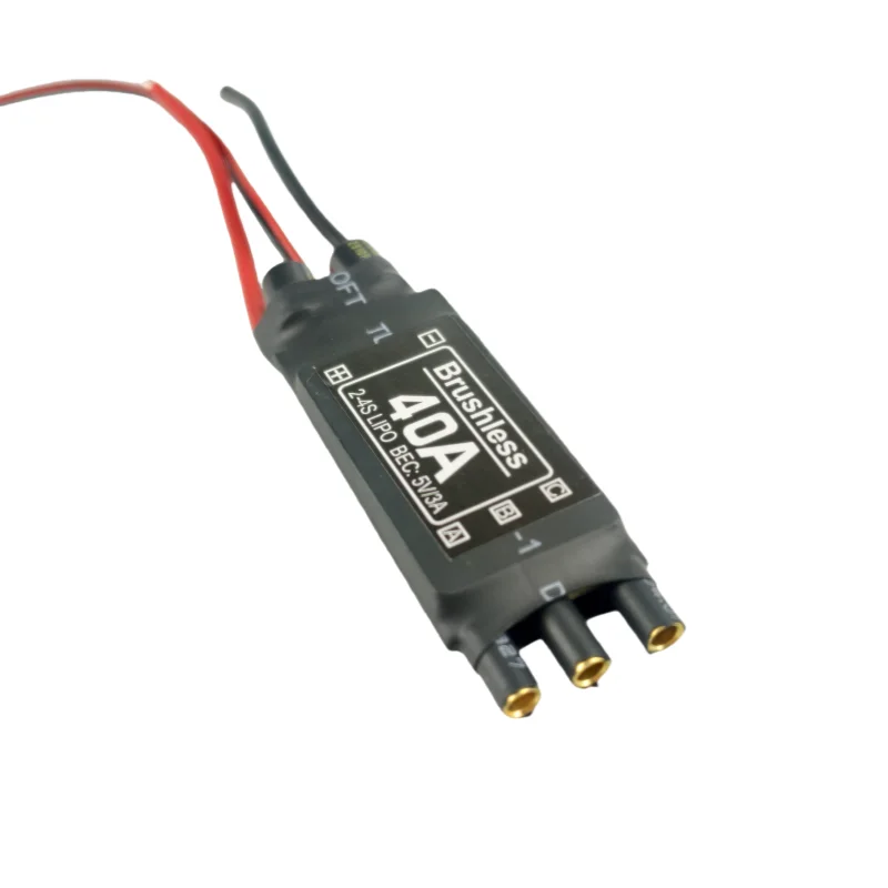 ESC Brushless 30A/40A 2-4S Contrôleur Vitesse Moteur Avion RC