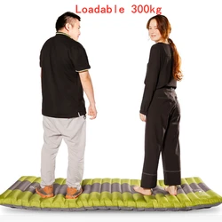 Cojín inflable para acampar al aire libre, cama para dormir, colchón inflable, tienda de campaña, esterillas gruesas de viaje para Picnic, impermeables, a prueba de humedad