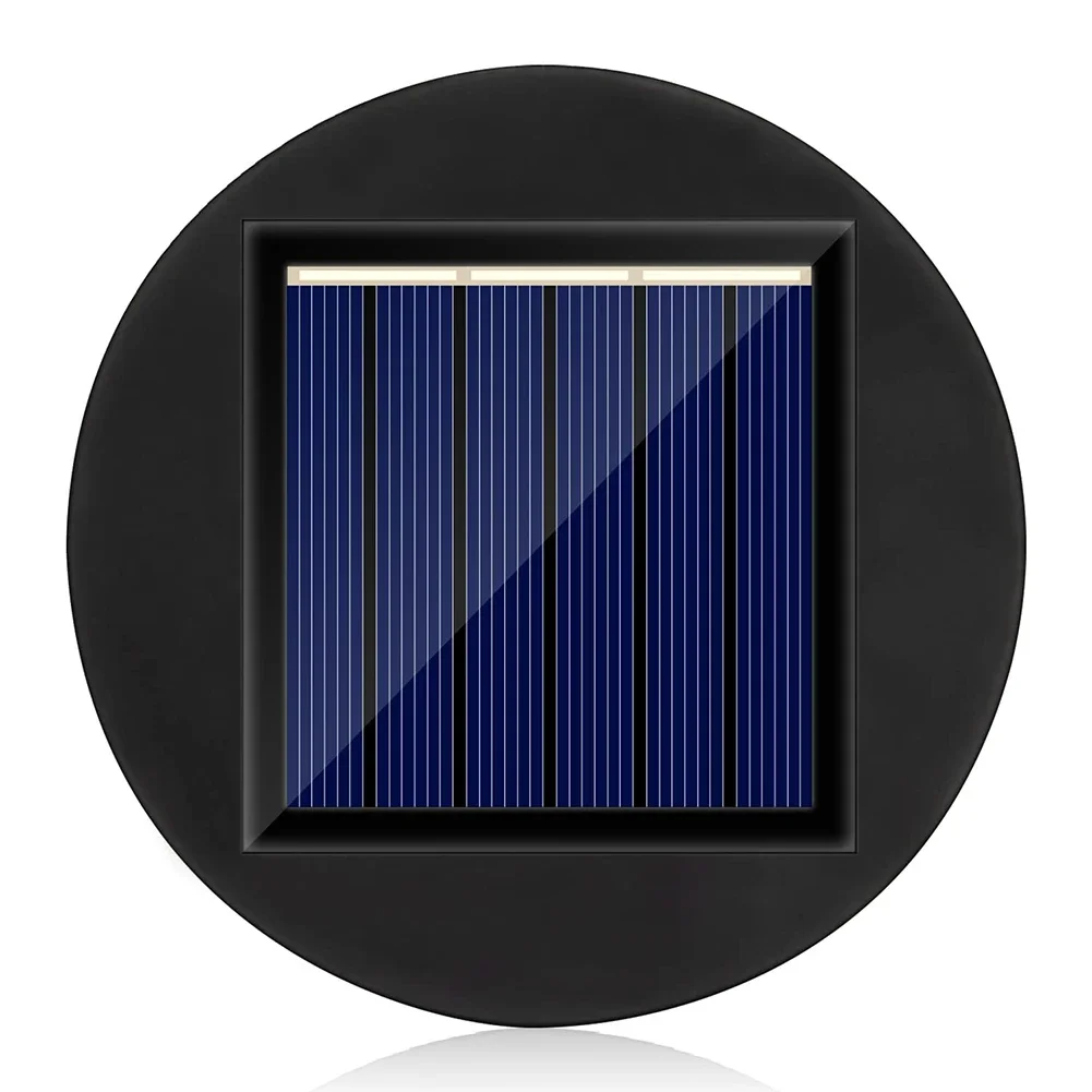 LED 태양광 교체 상단 태양광 패널, 스위치 포함, 야외 걸이식 랜턴 부품, 방수 정원 조명 액세서리