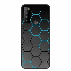 Fashion Soft TPU Silicone Back Cover Phone Case Bumper  Coque for TCL 30V (H01.CH.1)
