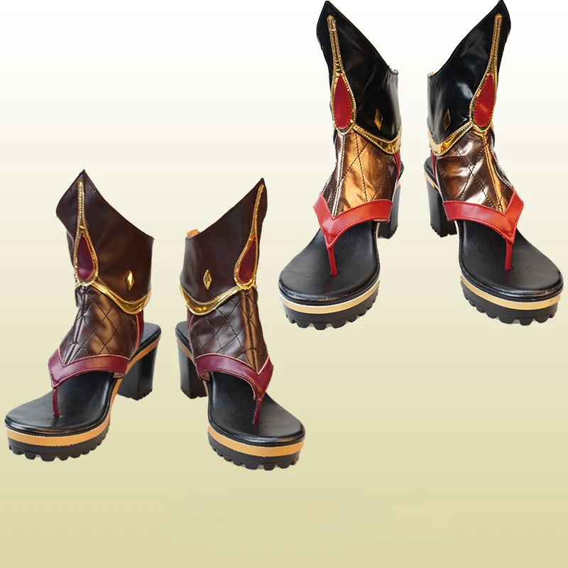 new-game-cosplay-boots-game-genshin-impact-kuki-shinobu-shoes-halloween-party-costume-accessories-custom-made