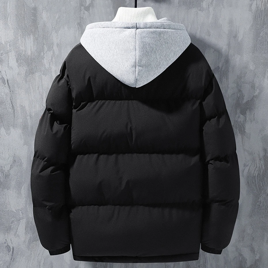 Рисунок 2 - Зимние парки, Мужская однотонная куртка с подкладкой