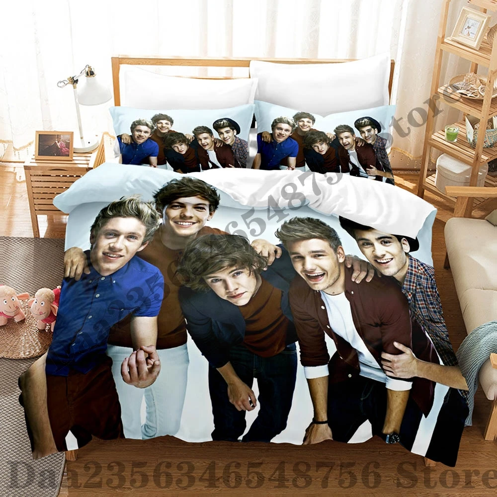 Direction One Bedding Set Single Twin Full Queen King Size Bed Set Adult Kid Bedroom Duvetcover Sets Print Anime Bed Sheet Set 5