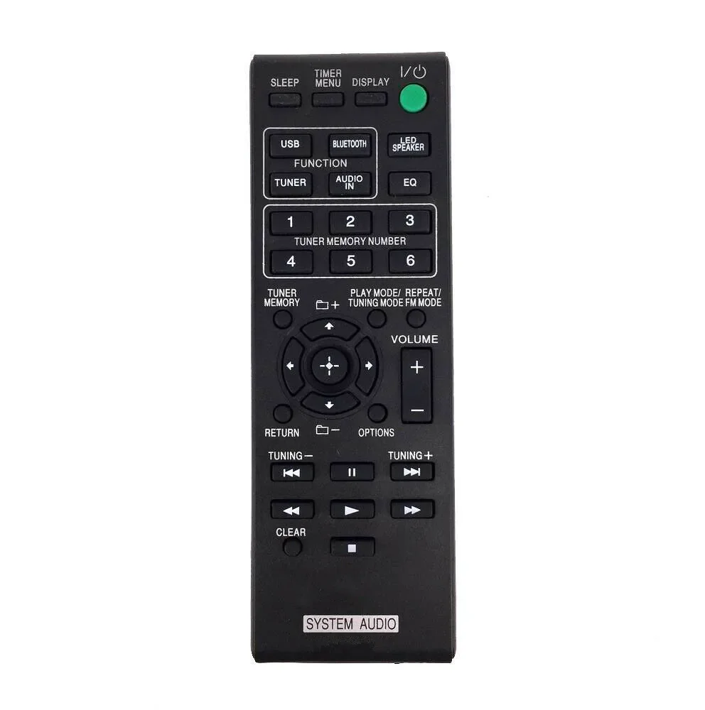 

Запасной пульт дистанционного управления для Sony RM-AMU187 RMAMU187 GTK-N1BT GTKN1BT hi-fi полочная аудиосистема
