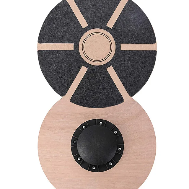 Wooden Wobble Balance Board Exercises Training Non-Slip Multifunctional Yoga Waist Twisting Board Fitness Equipment Home Gym 4