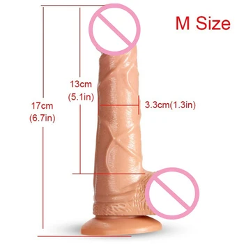 Huge Dildo Erotic Soft Anal Butt Plug Realistic Penis Strong Suction Cup Dick Toy for Adult G-spot Orgasm Sex Toys for Woman 6