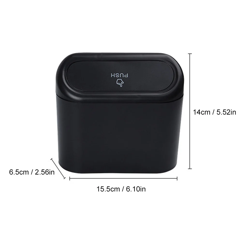 2 Cestini Porta Rifiuti Per Auto Con Coperchio E 60 Sacchetti Inclusi – Organizer Interno In ABS, Nero/Oro/Argento/Rosa
