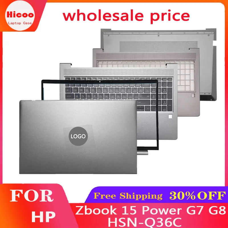 Ricambio Cerniere HP Pavilion 15 Kit Cover Posteriore LCD Lunetta Anteriore Cerniere Rosse Per HP Pavilion 15-BS, 15-BW - Nuovo Cover Posteriore HP 15-BS234WM