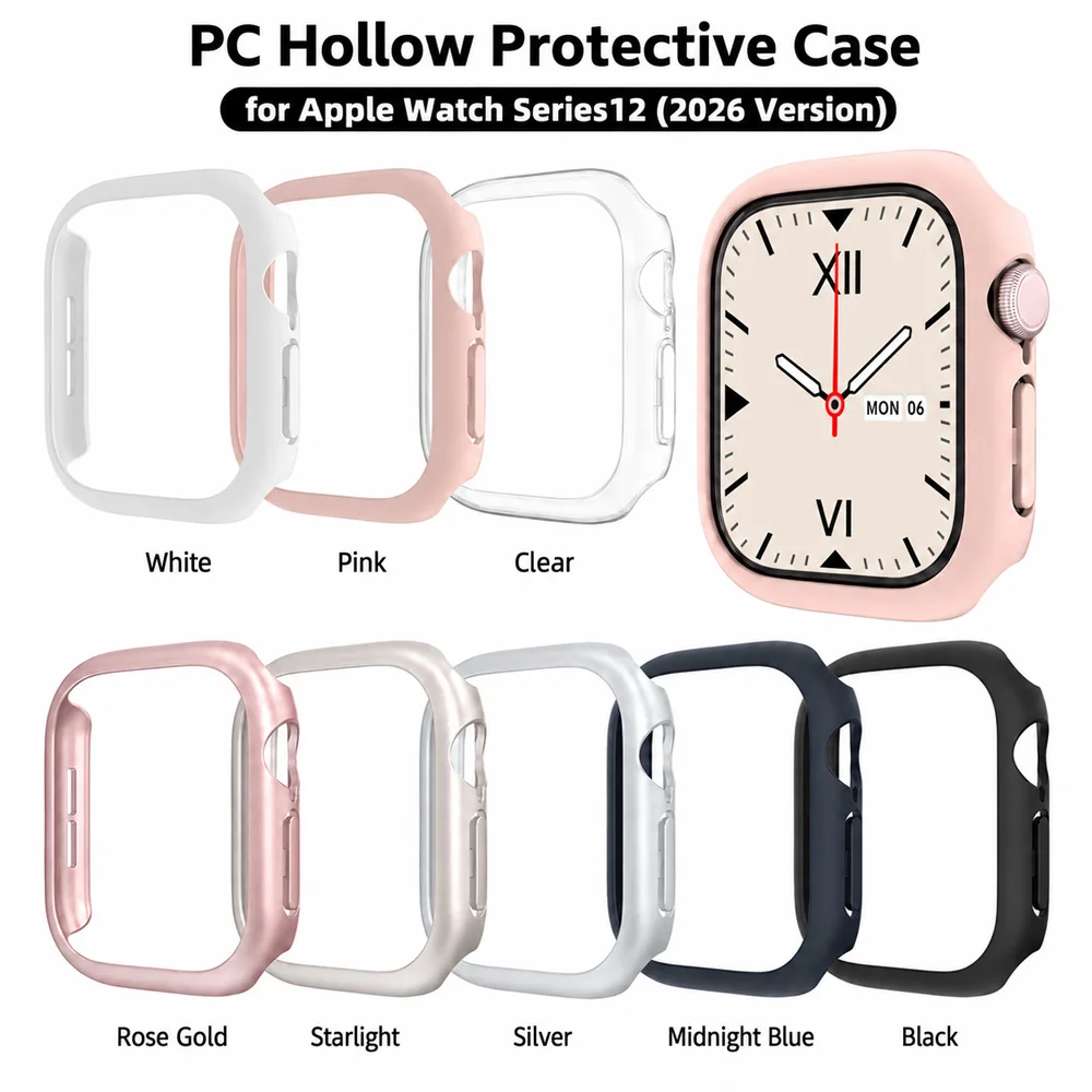Premium Protective Bumper for Apple Watch - Durable PC Cover