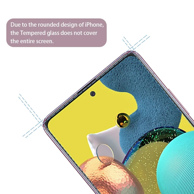 5Pcs Tempered Glass For Samsung Galaxy M01 M02S M04 M10 M11 M12 M13 M14 M21 M22 M23 M32 M33 M34 M42 M51 M52 M53 Screen Protector — view 4