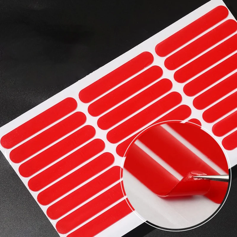30pcs Clear Nail Adhesive Tape False Nails Display Stand Glue Stickers Double-sided Pasted Manicure Practice Showing Tools nail glue
