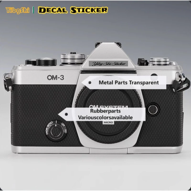 Olympus OM3 투명 카메라 스티커 OM 3 Olympus OM-3 카메라 랩 커버 스티커 용 클리어 카메라 스킨