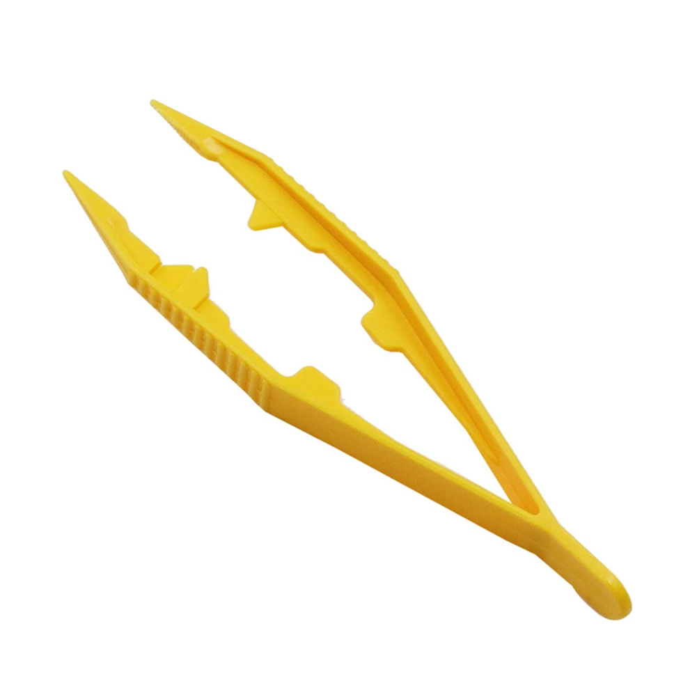1 Pcs Plastic Tweezers Hama Beads Clips Beads Tools Craft Kids Children Fuse Iron Jewelry DIY Caft Accessories