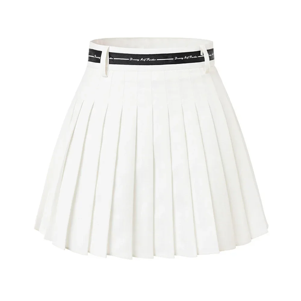 Sports Skirt Golf Tennis Skirts For Women High Waist Double Layer Pleated Skirt Gym Sports Fitness Running Yoga Soft Athletic Workout Skort