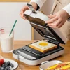 Electric Sandwich Maker Automatic Waffle Machine Breakfast Maker Bread Toaster Pancake Egg Cake Oven Non-Stick Coating 110V/220V 2