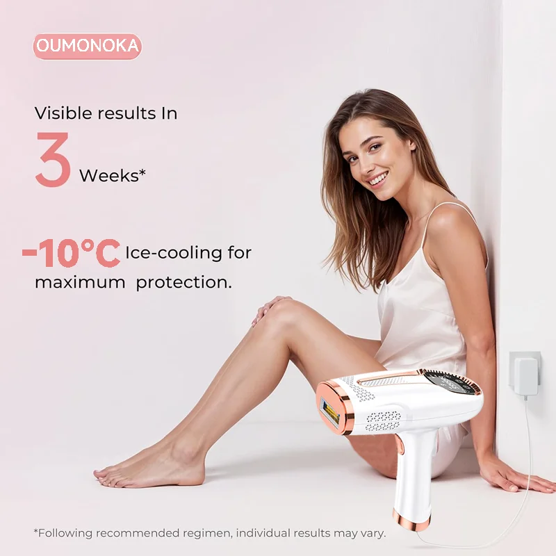 Electric epilator 999999 flashes IPL laser for women home use hair removal painless bikini