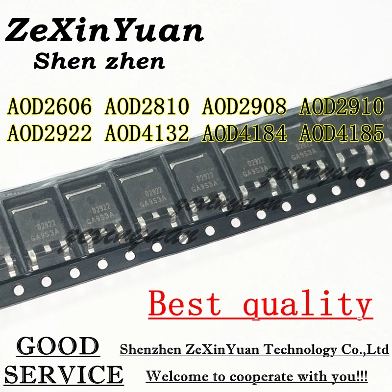 

10 шт./партия AOD2606 D2606 AOD2810 D2810 AOD2908 D2908 AOD2910 D2910 AOD2922 D2922 AOD4132 D4132 AOD4184 D4184