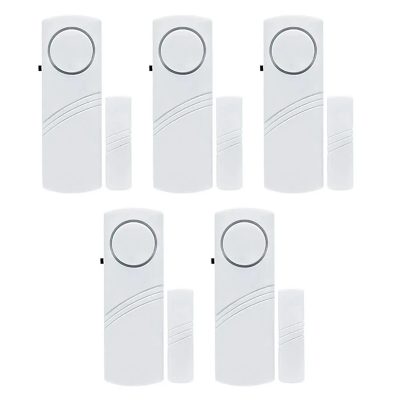 

5Set/Lot Door And Window Magnetic Sensor Alarm Burglar Alarm Smart Home Security Protection Door Window Alarm