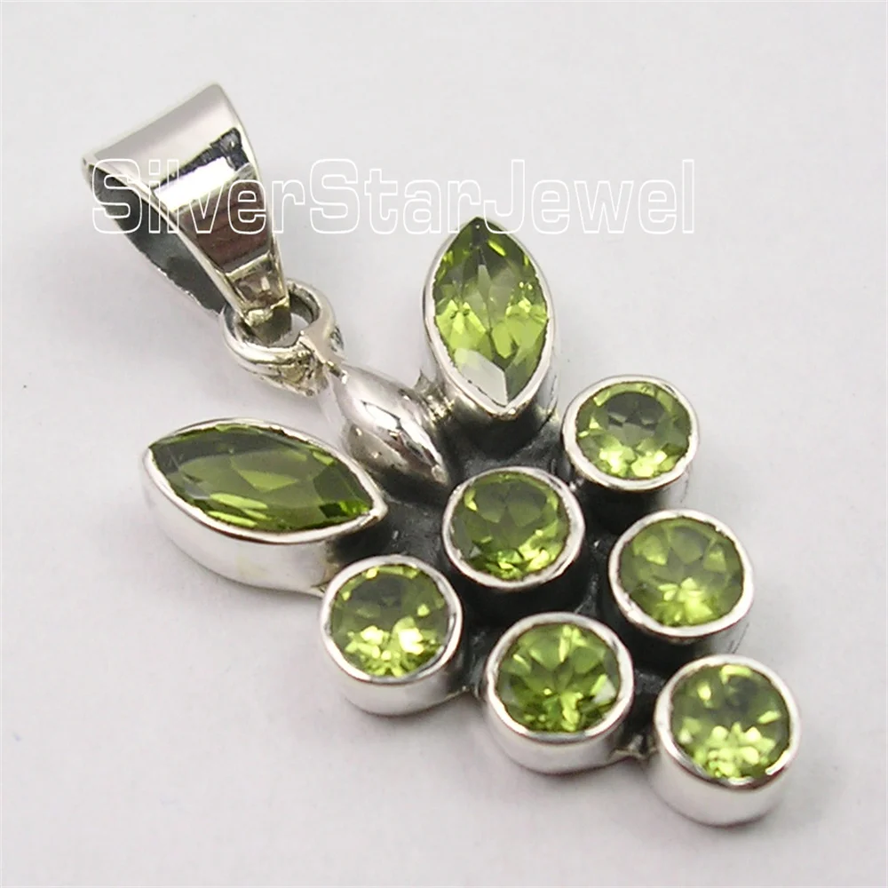 Many Color India Semi-precious Stone Pendant 1.3