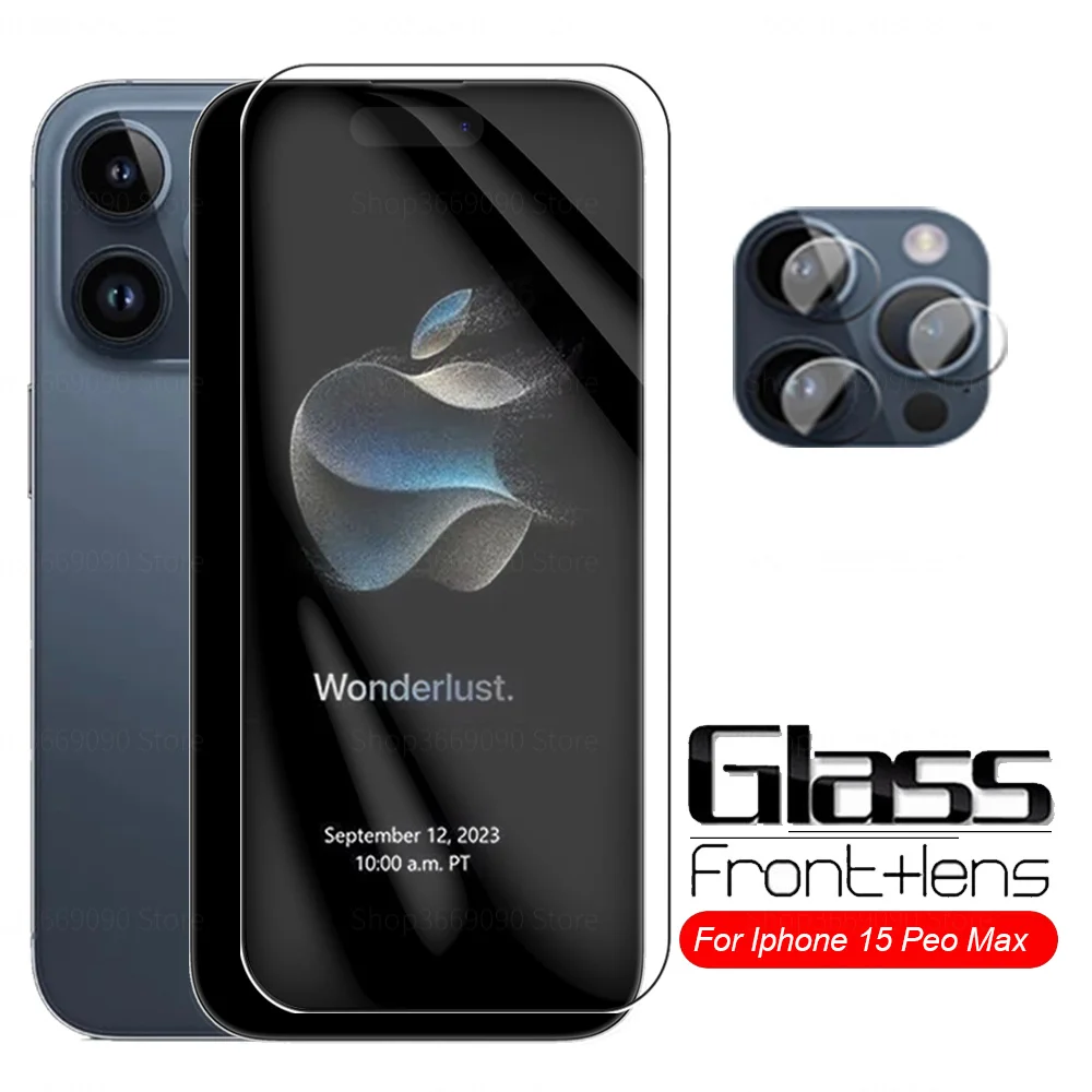 2 To1 Vetro Temperato Per Fotocamera Per Apple Iphone 15 Pro Max Proteggi Schermo Per Iphone 15 Plus Iphone15 Pellicola Protettiva Per Armatura