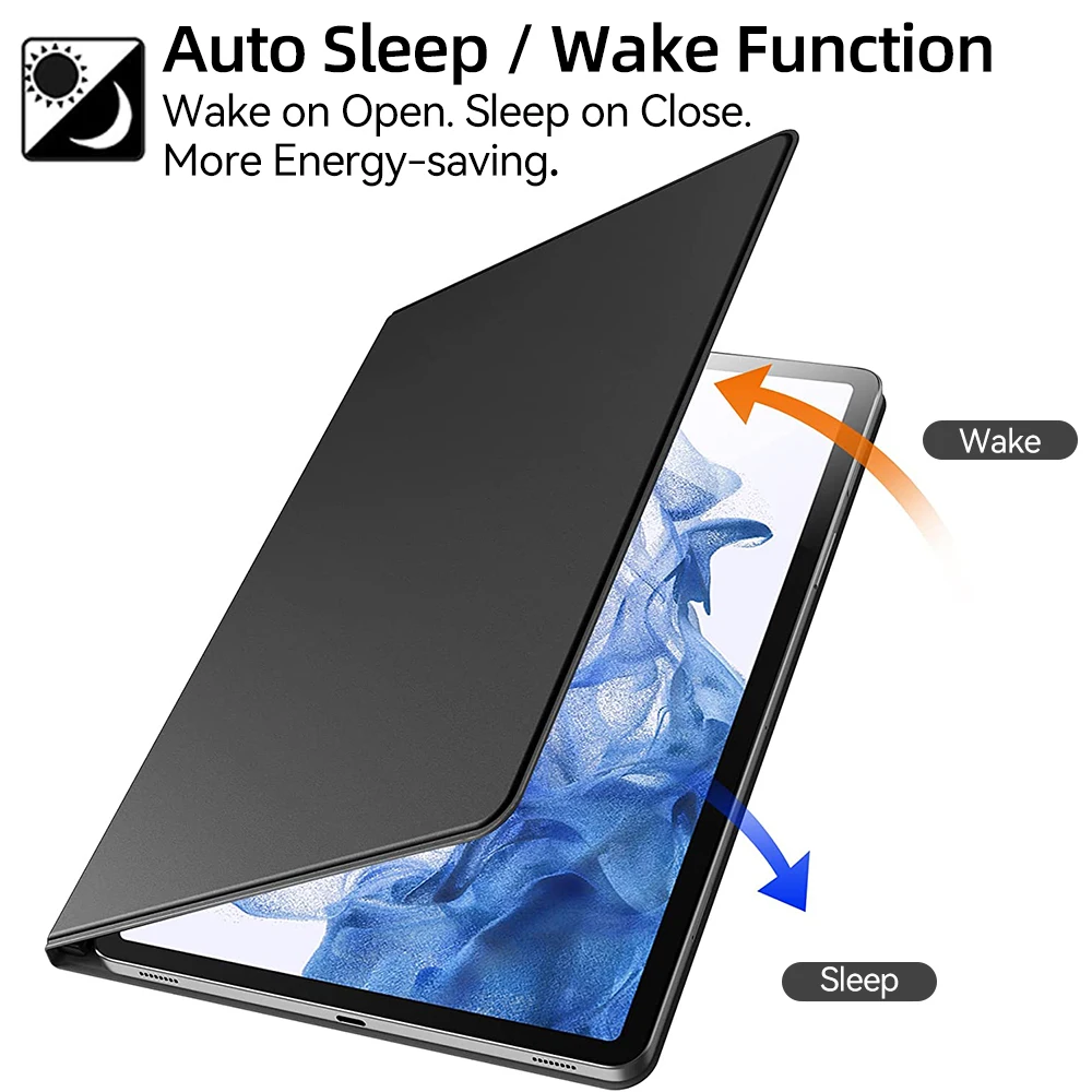 Capa Magnética para Samsung s8 Ultra Smart Tablet Cover Galaxy Tab s6 Lite 10.4in s7 s8 11in s7 Plus s8 Plus s7 fe 12.4in - Imagem 3