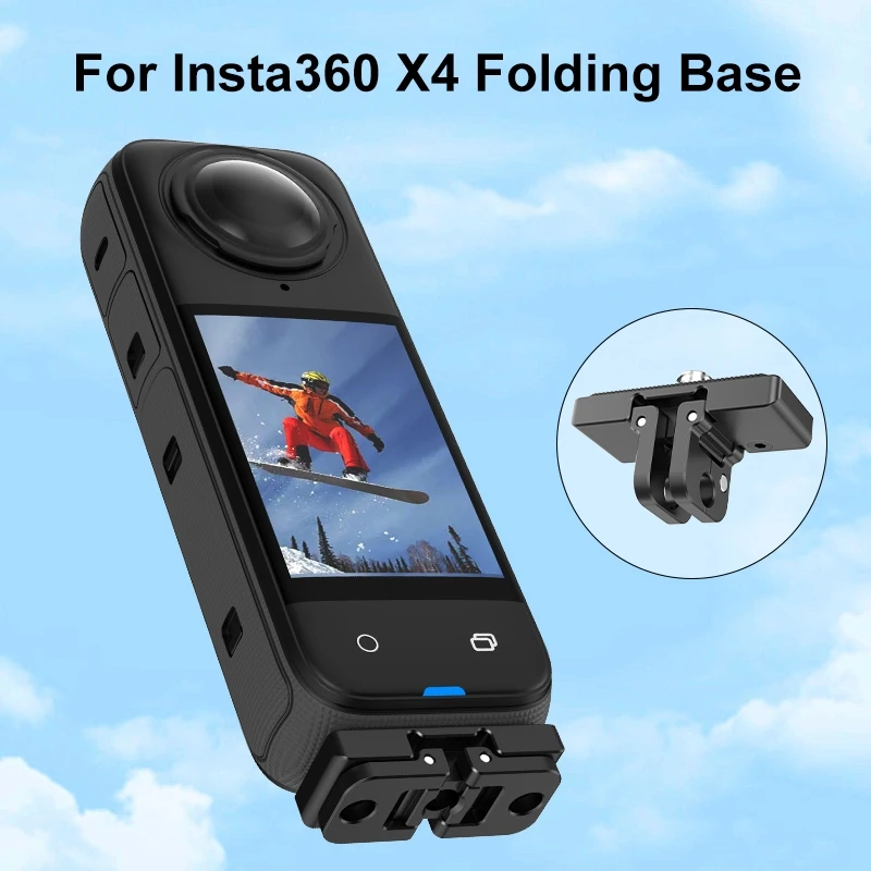 For Insta360 X4 / X3 PULUZ Quick Release 1 /4 inch Folding Base