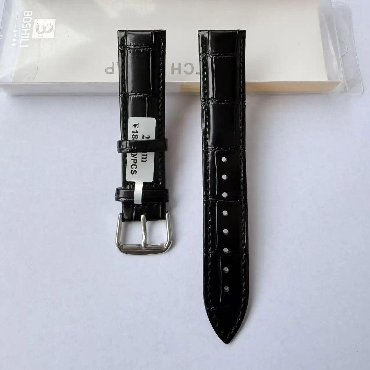 Premium Genuine Leather Watch Strap - Quality Cowhide Unisex Universal Replacement Band