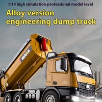 Huina 1573 1:14 10ch Remote-controlled Alloy Dump Truck Excavator 2.4g Wireless Remote-controlled Rtr Engineering Vehicle Toy 1