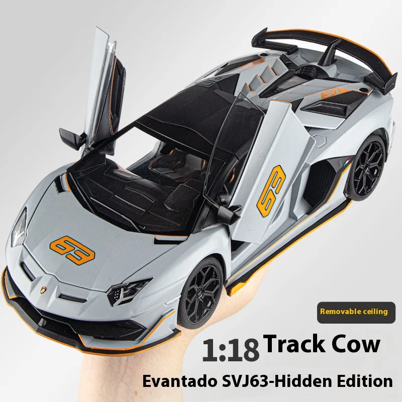 1:18 Lamborghini Aventador SVJ Hidden Edition Race King