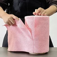 מגבת ניקוי חוזרת לבית מטבח מיקרופייבר מגבות מגבות מגבות נייר כביסה חליפה 1 גליל של 20 דפים 1