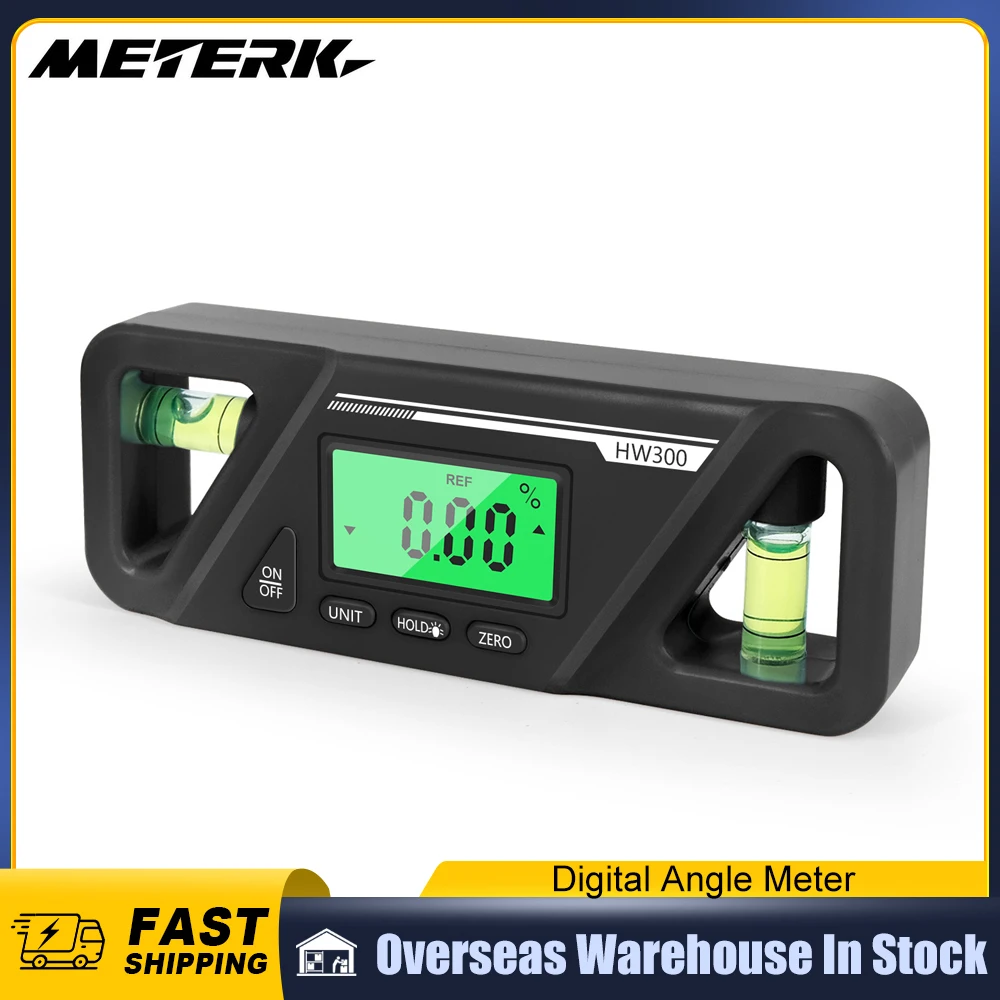 SHAHE Magnetic Leveler Digital Box With Angle Finder And Angle Gauge - 4 X 90 Degree Protractor Inclinometer With Magnet Measures
