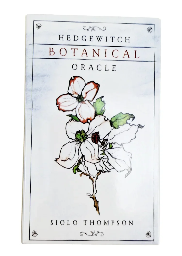 

Fast Ship HOT Hedge Witch Botanical Oracle Cards 40 Pcs Wisdom From The Boundary Lands Tarot Deck Games With PDF Guidebook