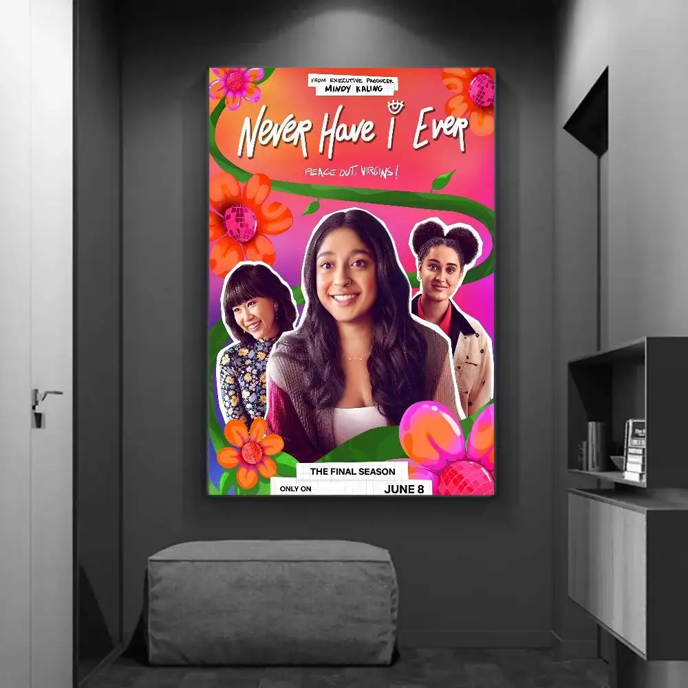 Never Have I Ever America TV Show Classic Vintage Posters Whitepaper Prints Posters Artwork Kawaii Room Decor