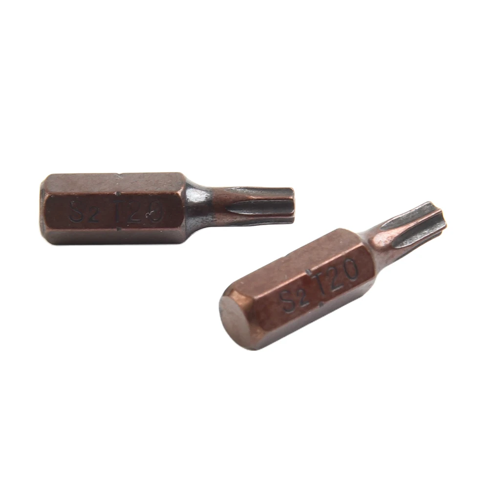 

Совершенно новые Биты для отвертки T20, насадка из красной стали, набор из 12 предметов, хвостовик 25 мм/1 дюйм длиной 6,35 мм/1/4 дюйма