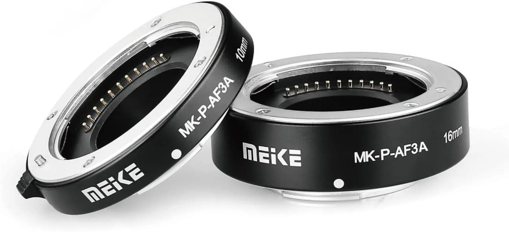 Фото Meike MK-P-AF3A AF макро удлинительная трубка твердый металлический байонет 10 мм + 16 мм для Olympus M4/3 EM10III/EM10II/EM5/EM1/EP5/EPL3/EPL №3