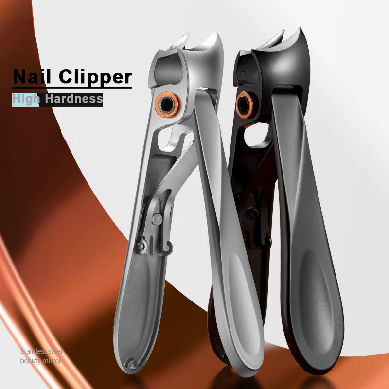 1pcs Toe Nail Clippers for Men Thick Ingrown Toenails Large Wide Jaw Opening Slanted Long Handle No Splash Fingernail Clipper toe nail clipper