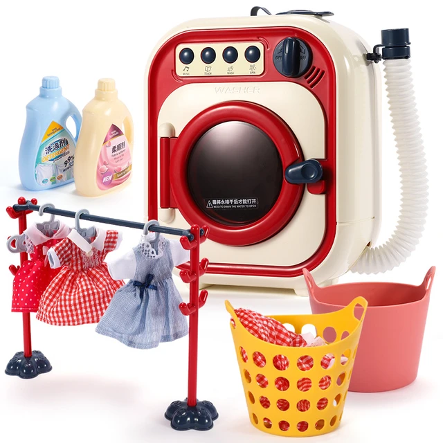 Mini Cleaning Toy Set Simulation Small Household Appliances Series Small  Washing Machine Cleaner Play House Doll Set - Realistic Reborn Dolls for  Sale
