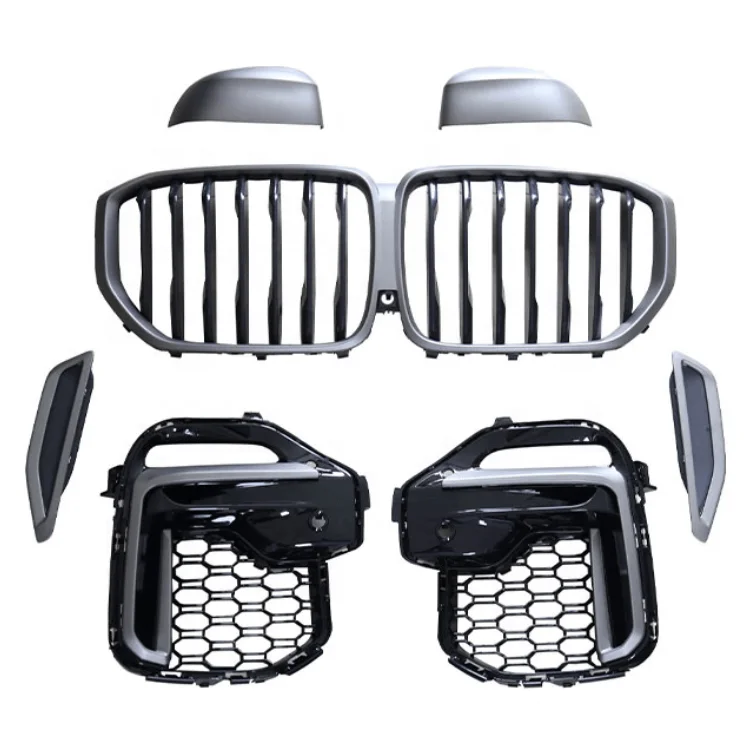 

cerium grey CAR GRILLEs FENDER VENT MIRROR COVER BUMPER GRILLE for BMW G30 5 SERIES X3 G08 X5 G05 G18