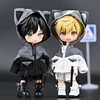 Ob11 Clothing Cool Little Monster Reflective Jacket Coat or Shorts for Obitsu11, Ymy Body, Gsc, P9, Ufdoll, 1/12BJD Doll 1
