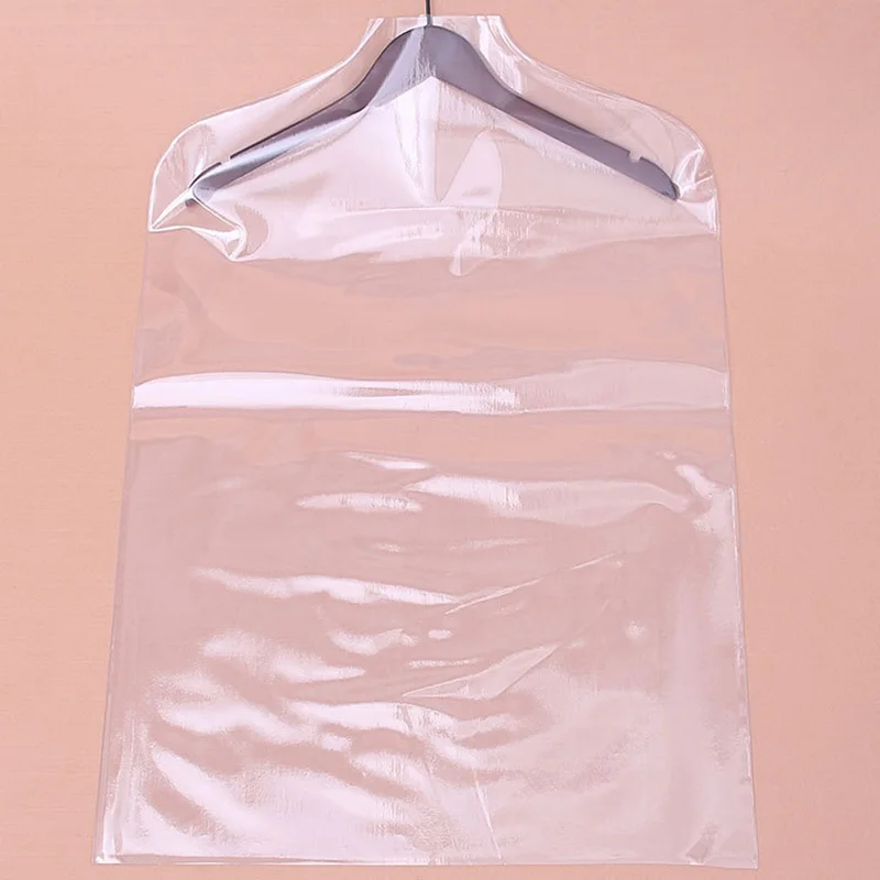 Pack Of 5pcs Clear Pvc Covers For Clothes Garment Coat Jacket Shirt