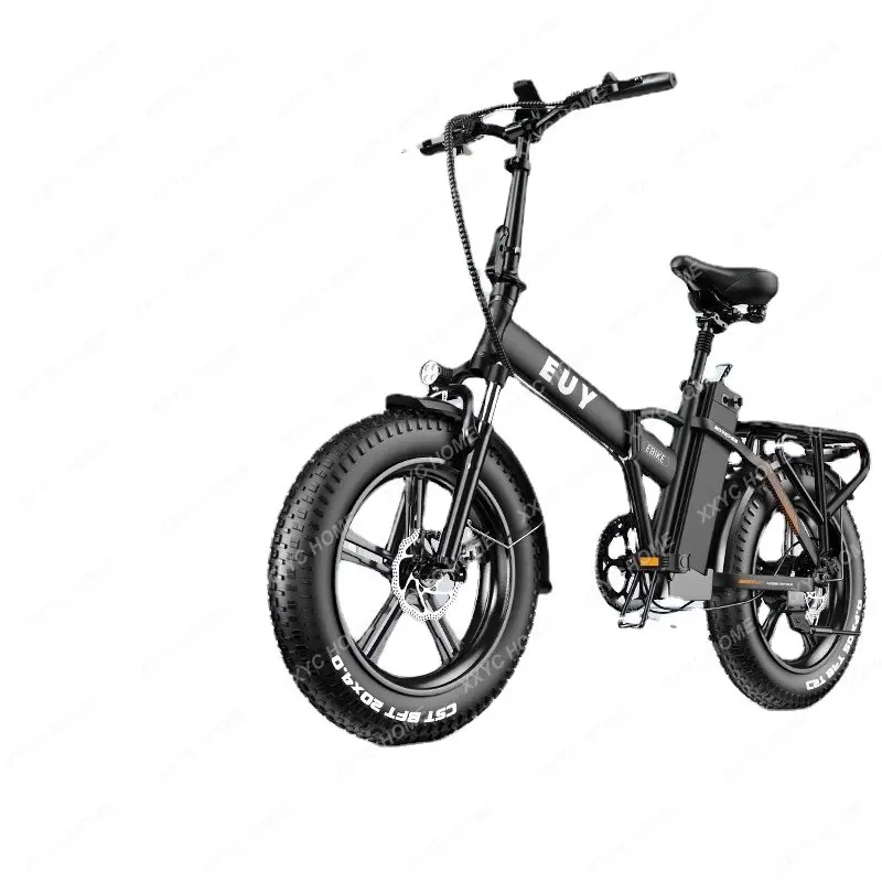 

Off-Road Folding Electric Bicycle 20-Inch Lithium Aluminum Alloy New National Standard Walking Mountain Speed Change Power Car