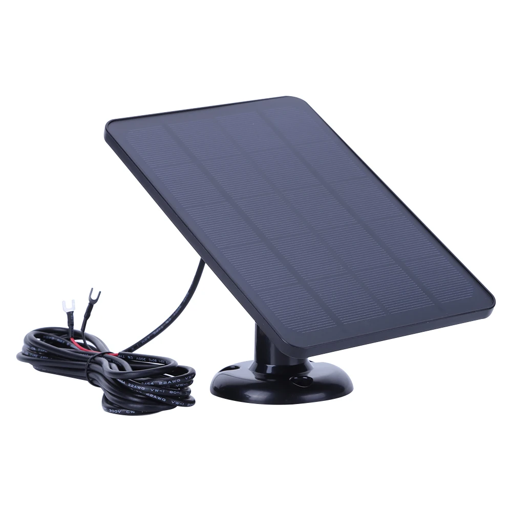 Panneau Solaire étanche Pour Sonnette Vidéo Annulaire, Chargeur Solaire, Câble De Charge 9.8 Federation, Réglable à 3/3 °, 20W, 5V, 4 Plus, 360 Plus, 2