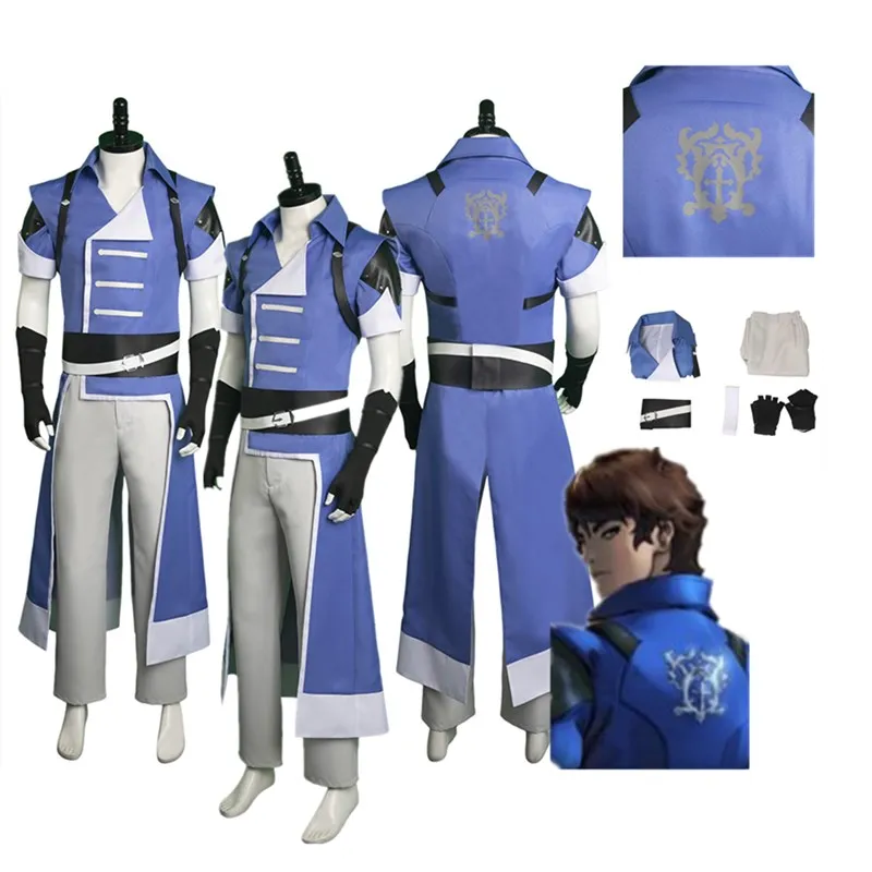 

Richter Belmont Cosplay TV Castlevania Cos Nocturne Costume Adult Men Uniform Pants Belt Outfits Halloween Carnival Party Suit
