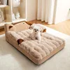 Puppy Bed Accessories Dog Pet Large Dogs Baskets Basket Medium Supplies Beds Fluffy Small Blanket Pets Products Cats Kennel Sofa 2