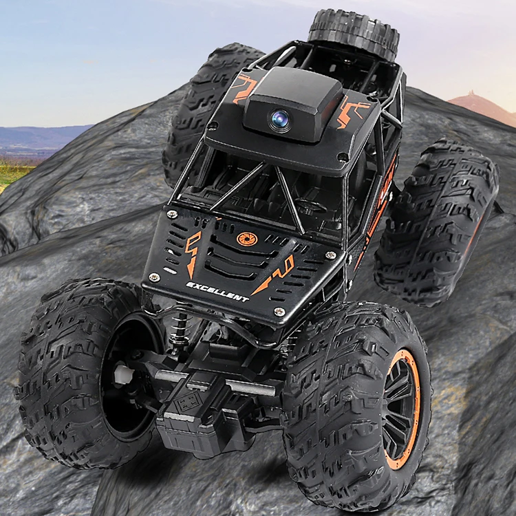 Rc Car 1/18 Hd Camera App Control Wifi Buggy All Terrain 4X4 Off Road Vehicle Electric Trucks Toys for Boys Climbing Car 3