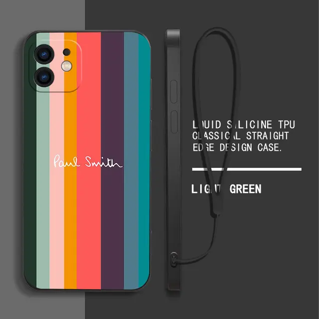 Capa de Silicone para iPhone com Alça de Mão Paul da MINISO