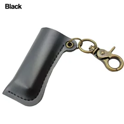 Vintage PU Leather Lighter Sleeve Cover (Black)