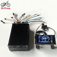Contrôleur d'onde sinusoïdale de moteur sans balais de vélo électrique 36V 48V 60V 60A 2000W 3000W avec écran LCD couleur S966 pour Scooter de vélo de montagne électrique 3