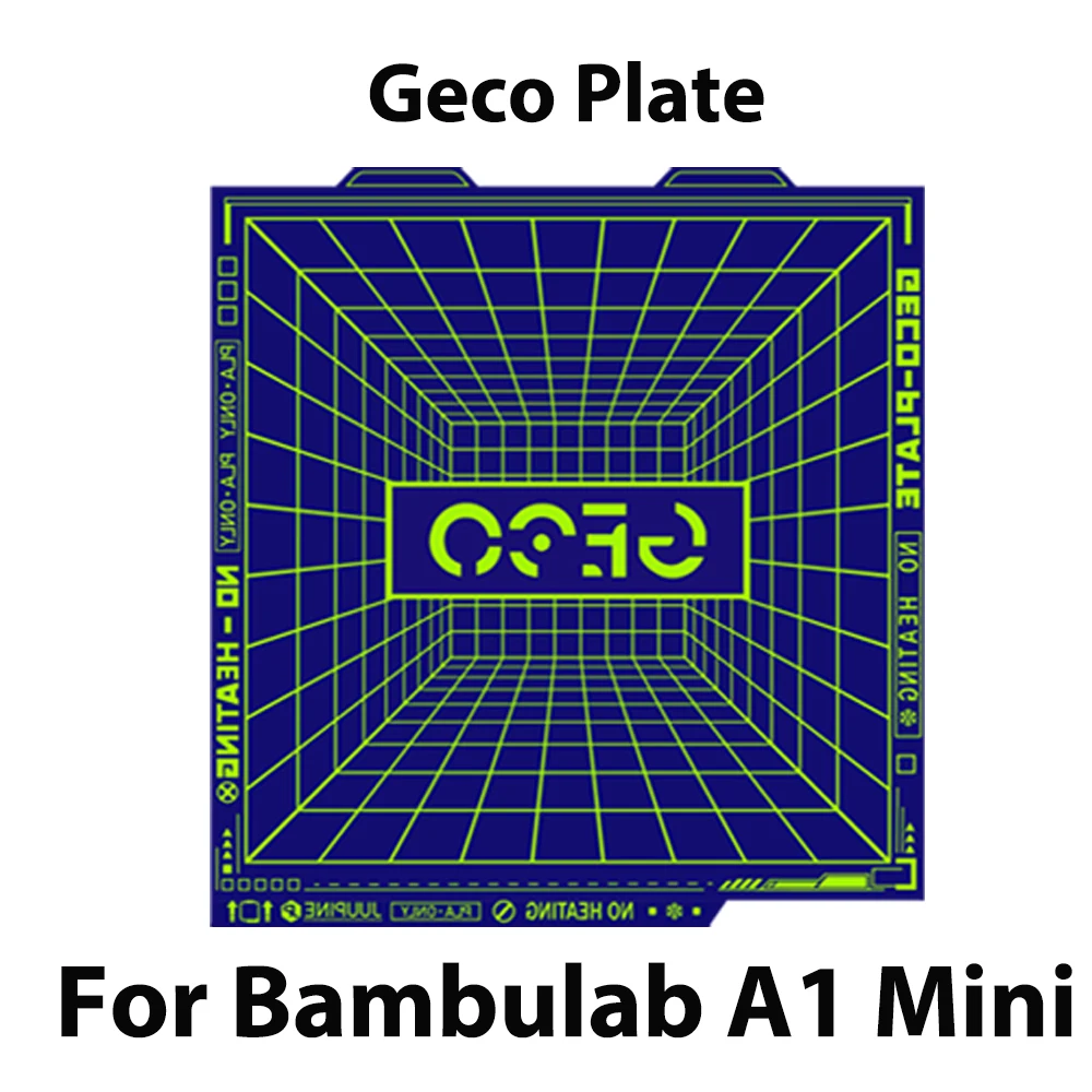 Enhanced Double-Sided Build Plate with PEI Coating - 184x184mm Steel Sheet